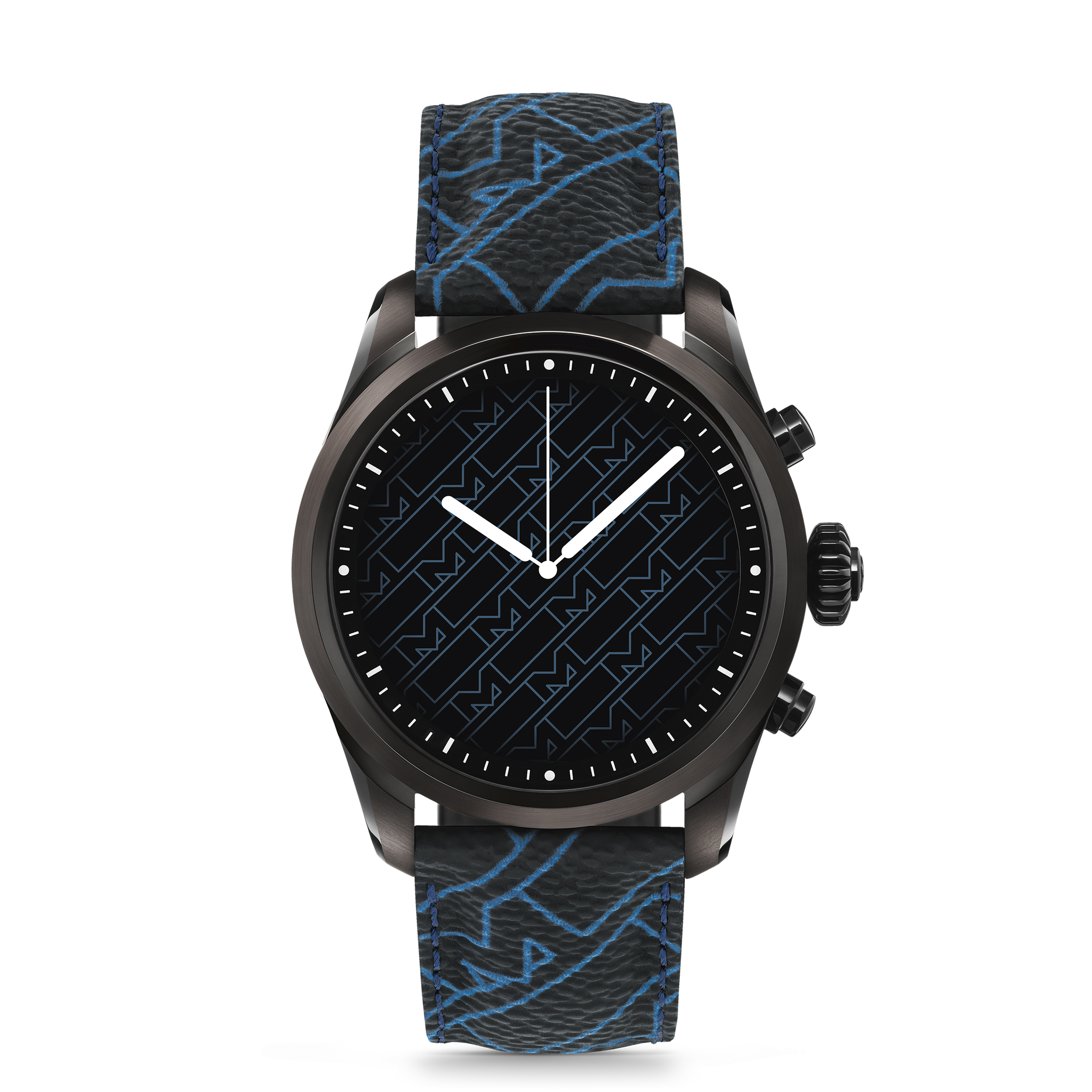Montblanc Summit 2 Stainless Steel Black Montblanc Pattern Blue, image 1