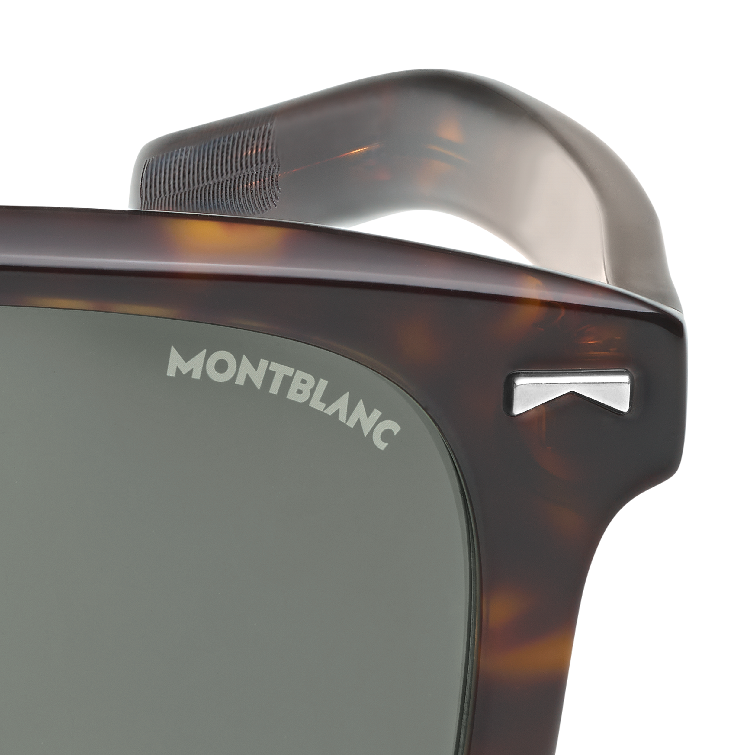 Rectangular Sunglasses with Havana Colored Acetate Frame, image 2