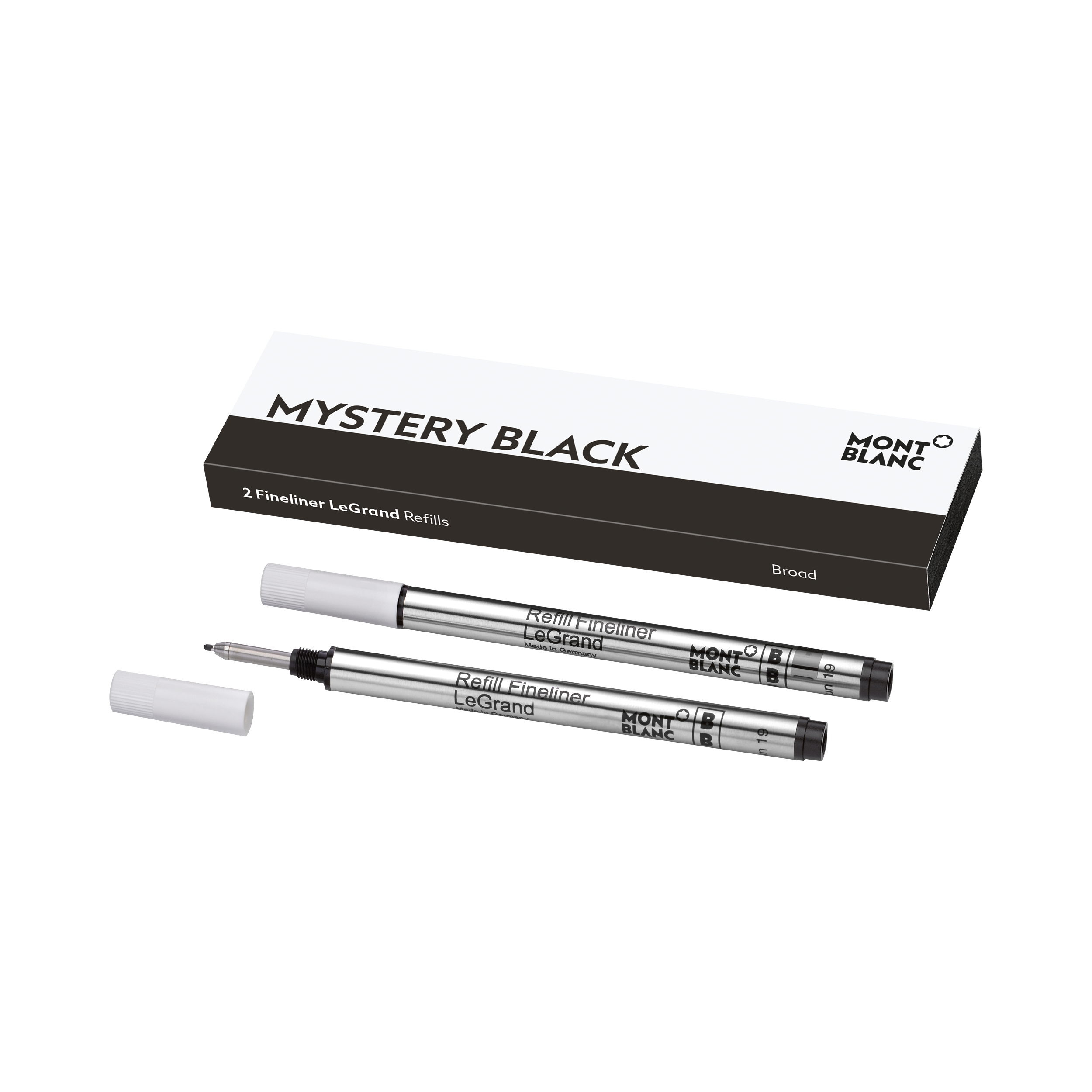 2 Fineliner LeGrand Refills, Mystery Black - Broad, image 2
