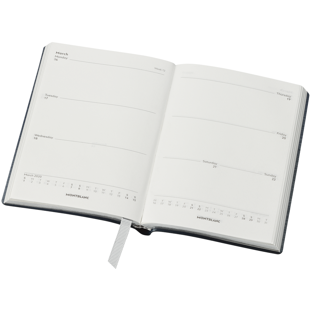 #147 18-Month Weekly Diaries 19-20, Indigo, image 2