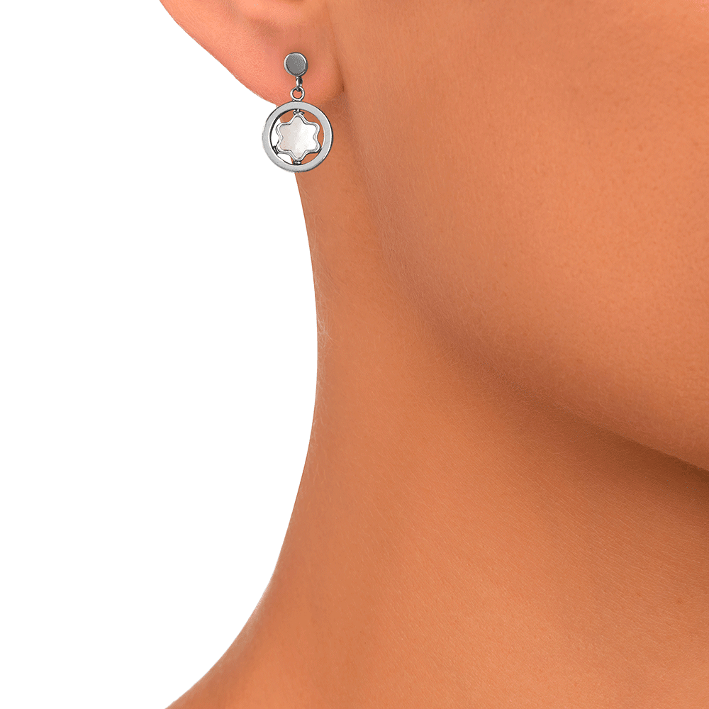 4 صورة ،Montblanc Star Signet earrings