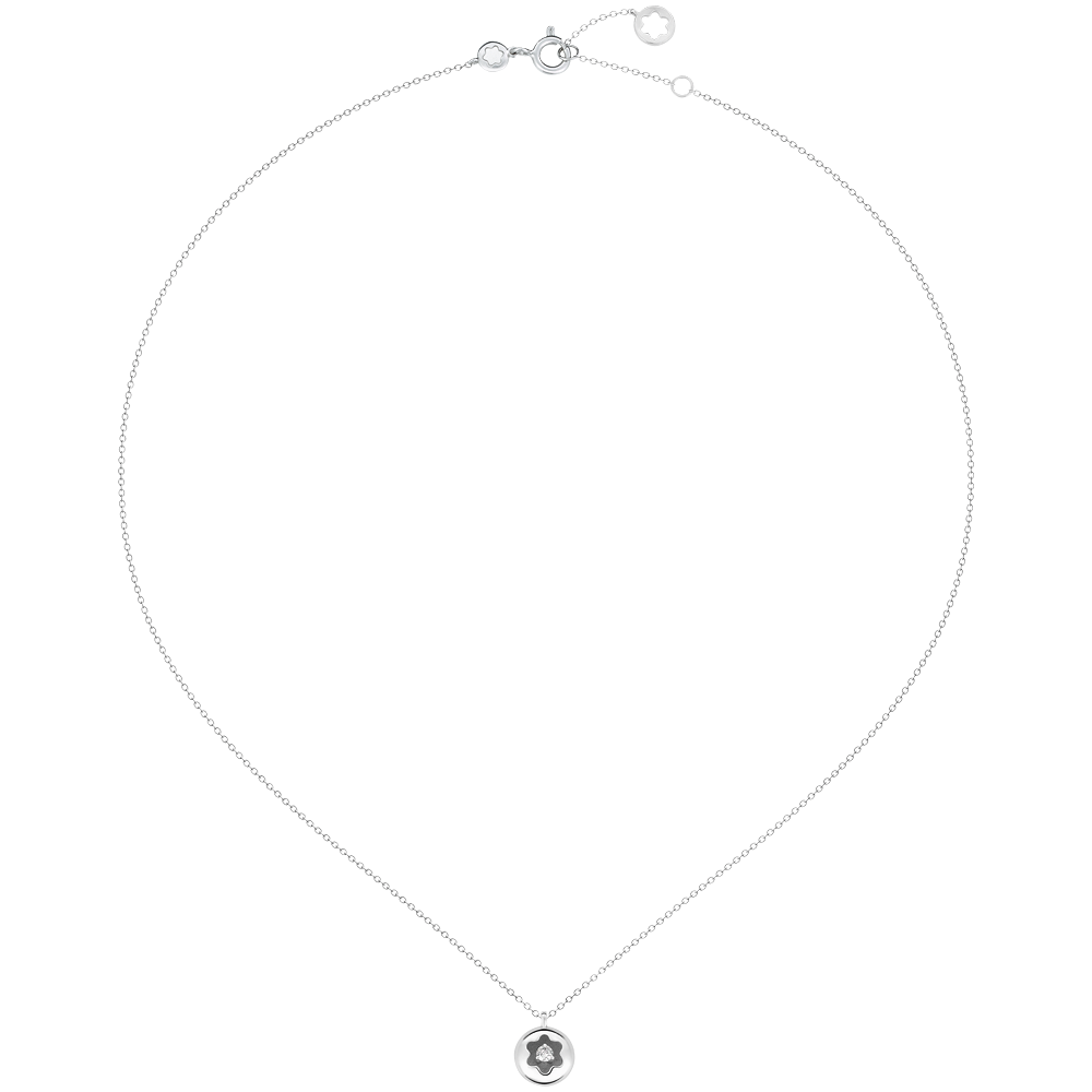 Montblanc 4810 necklace in white gold and diamond, image 1