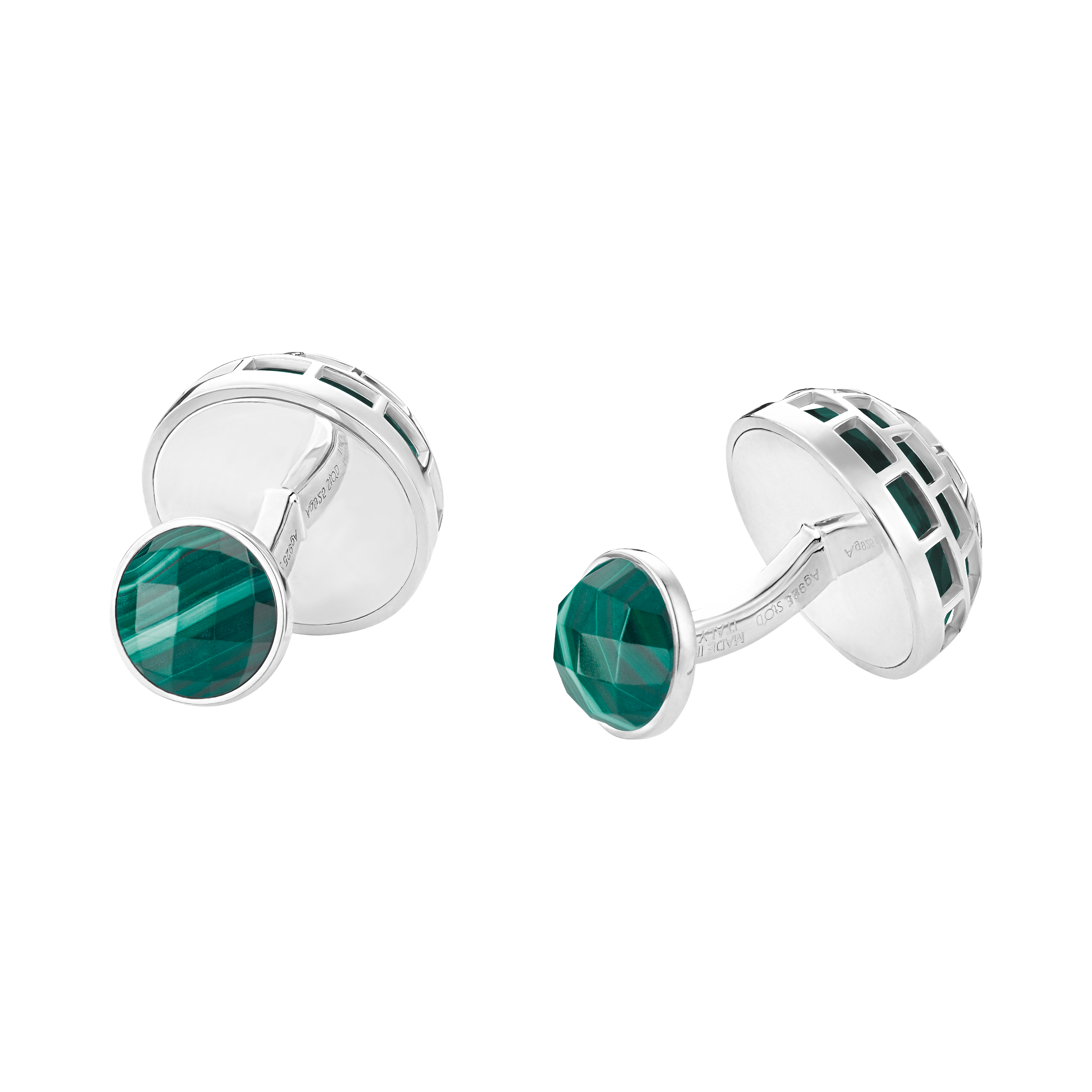 Montblanc Meisterstück Cufflinks with Malachite stone, image 4