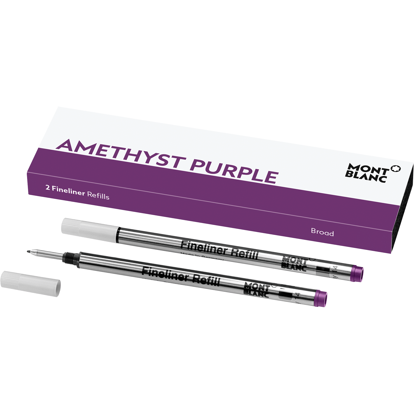 2 Fineliner Refills (B) Amethyst Purple, image 1