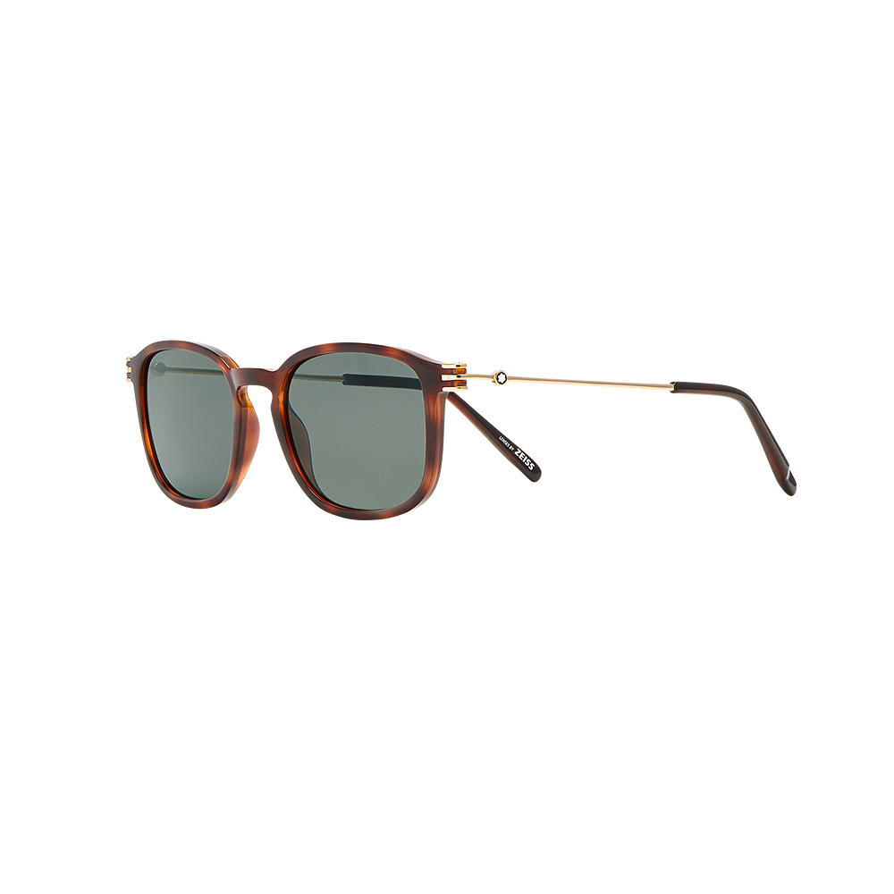 Sunglasses EW Havana Injected Rect Green Lens, image 1