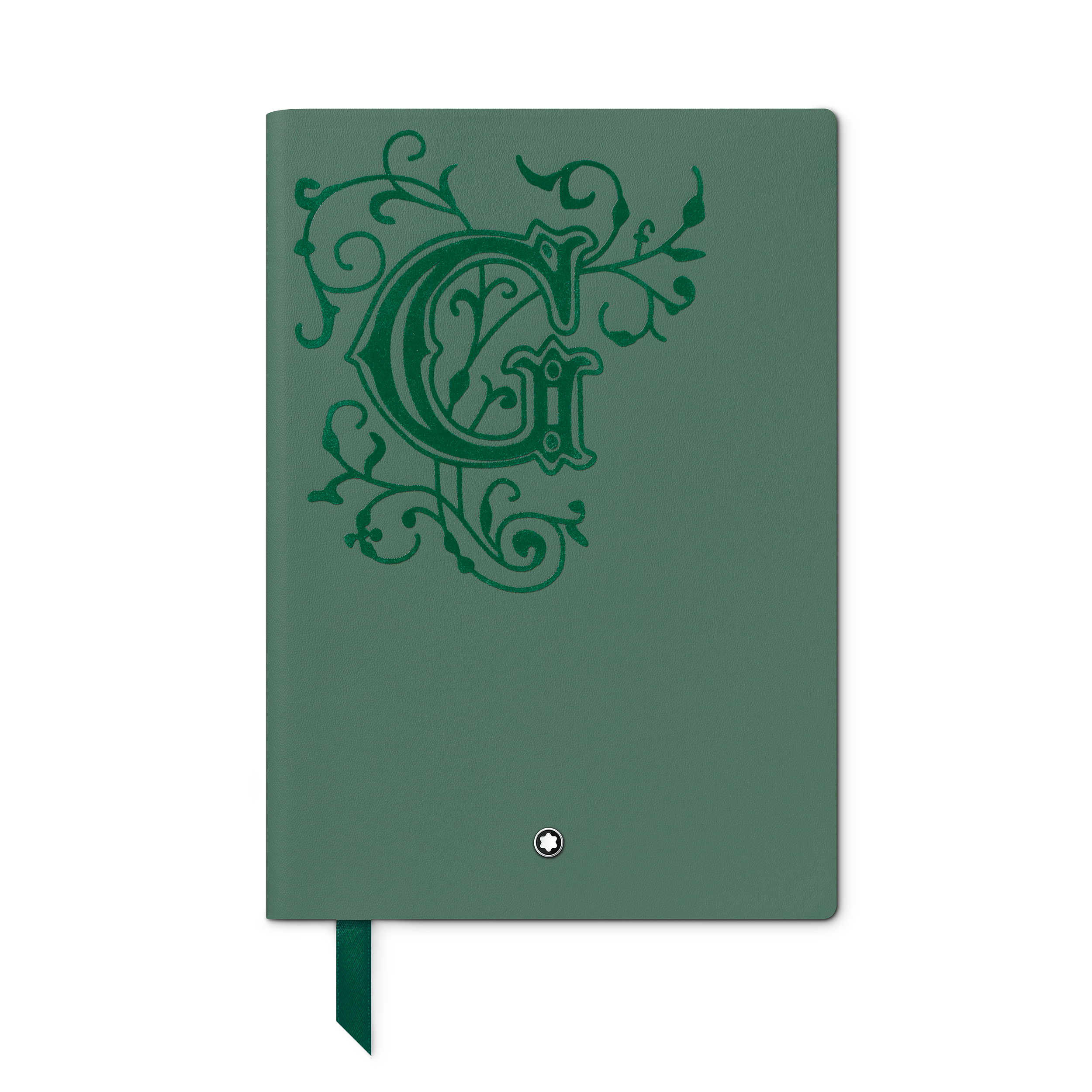Notebook #146 small, Homage to Brothers Grimm, Green - Lined, image 1