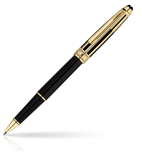 1 صورة ،Meisterstück Solitaire Doué Gold & Black Rollerball