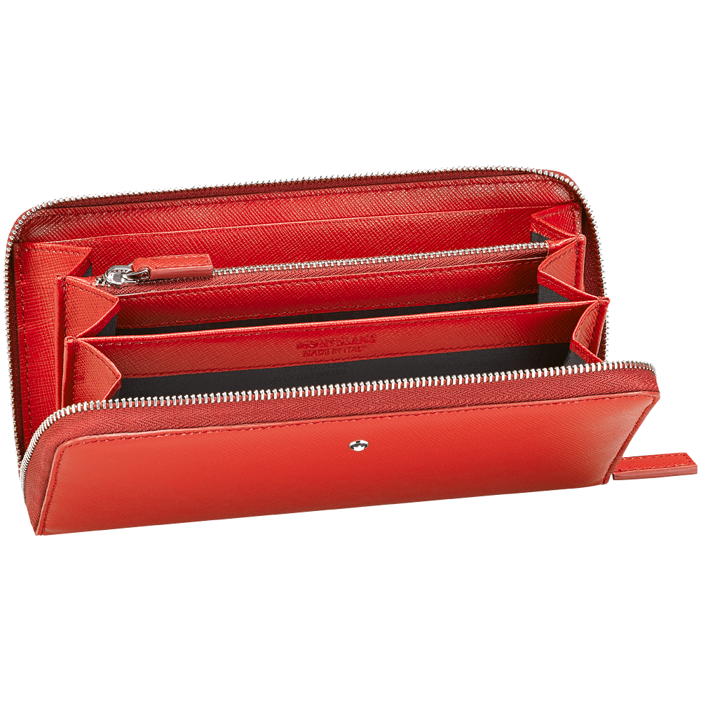 Montblanc Sartorial Women's Zip Around Wallet 8cc and Coin Case