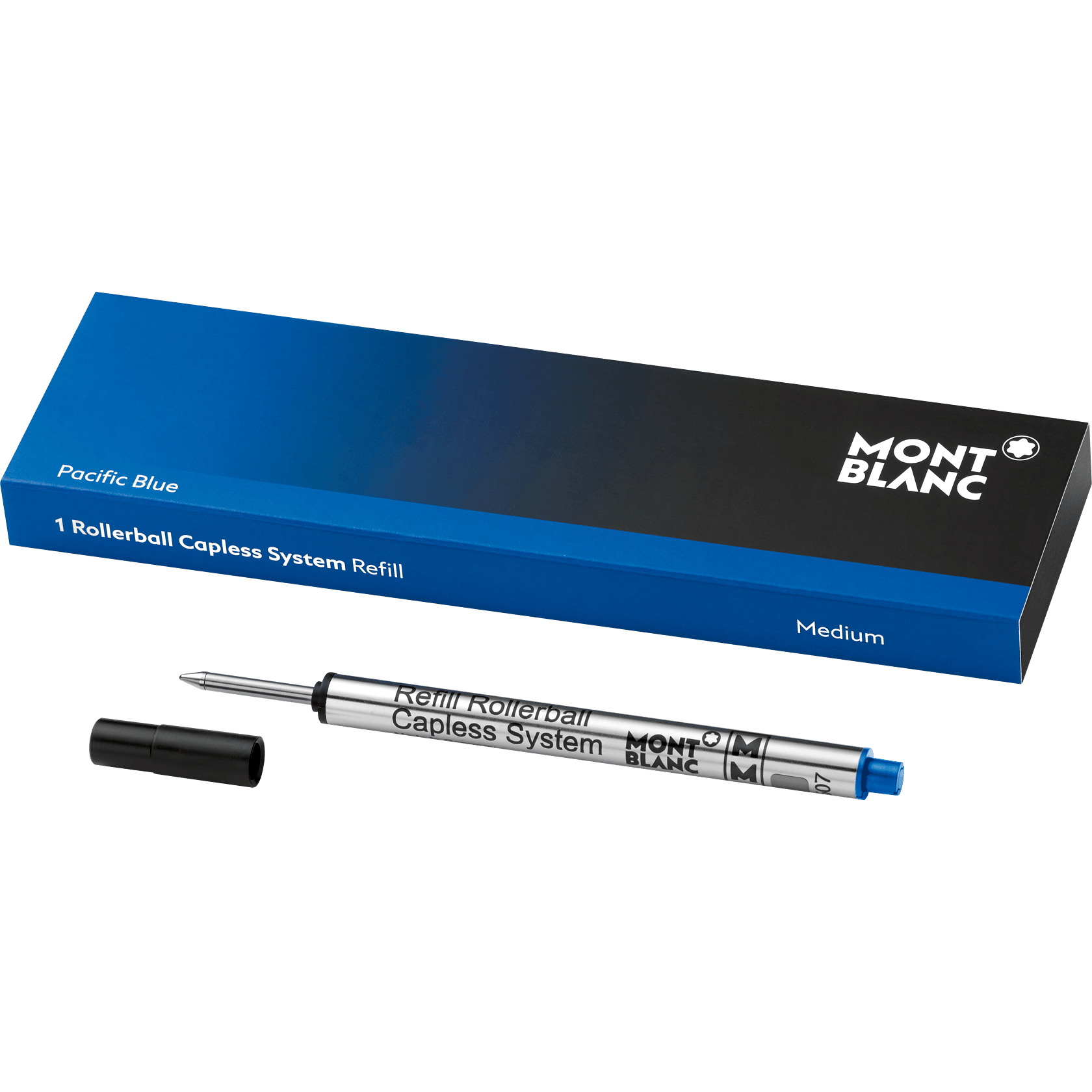 1 Rollerball Capless System Refill (M) Pacific Blue, image 2