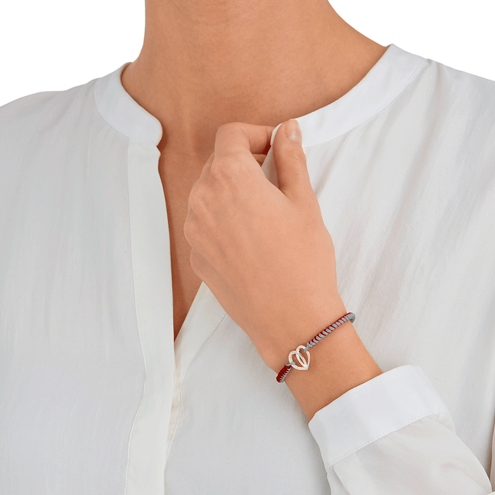 Montblanc Emblem Coeur de P&eacute;tales Entrelac&eacute;s bracelet