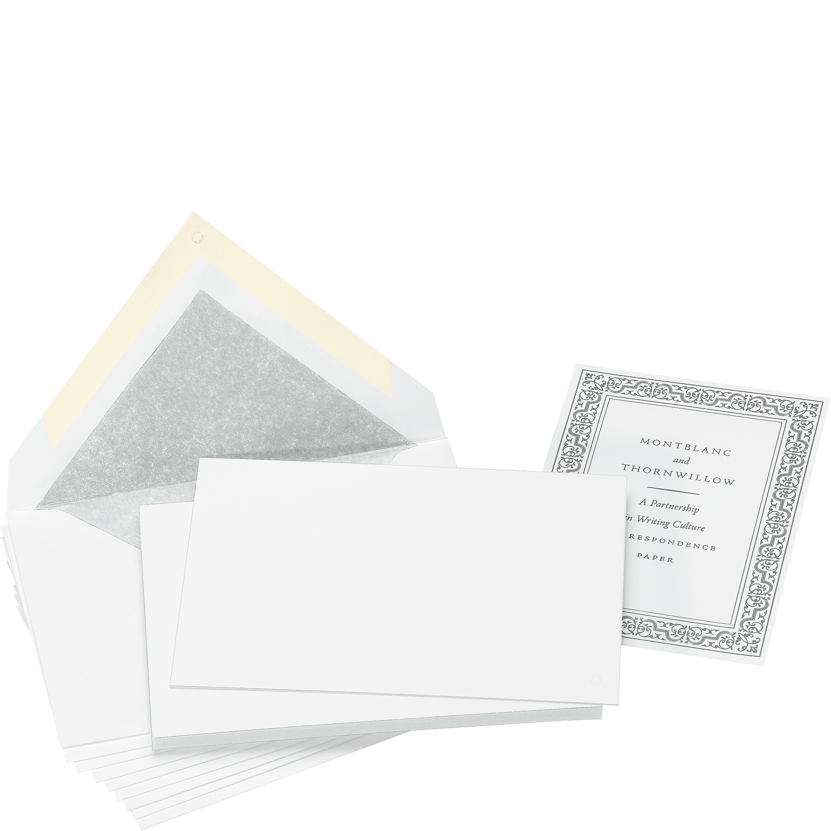 10 Cards + Envelopes Oyster Gray, image 1