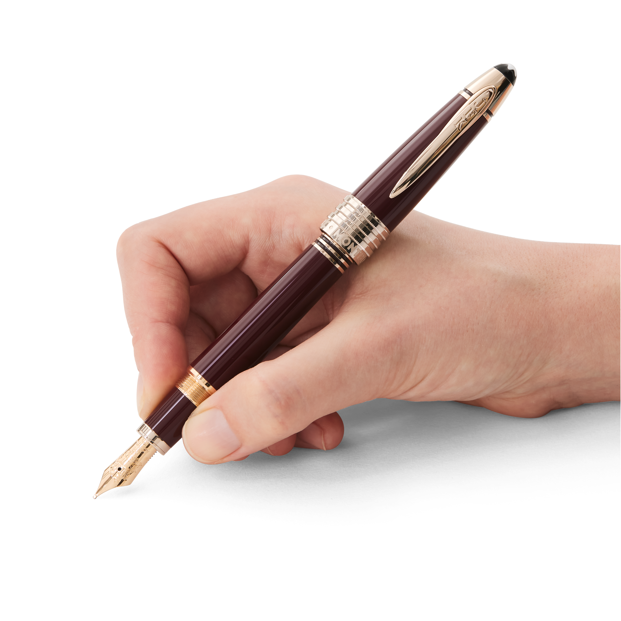 Great Characters Homage to John F. Kennedy Special Edition Burgundy Fountain Pen, image 4