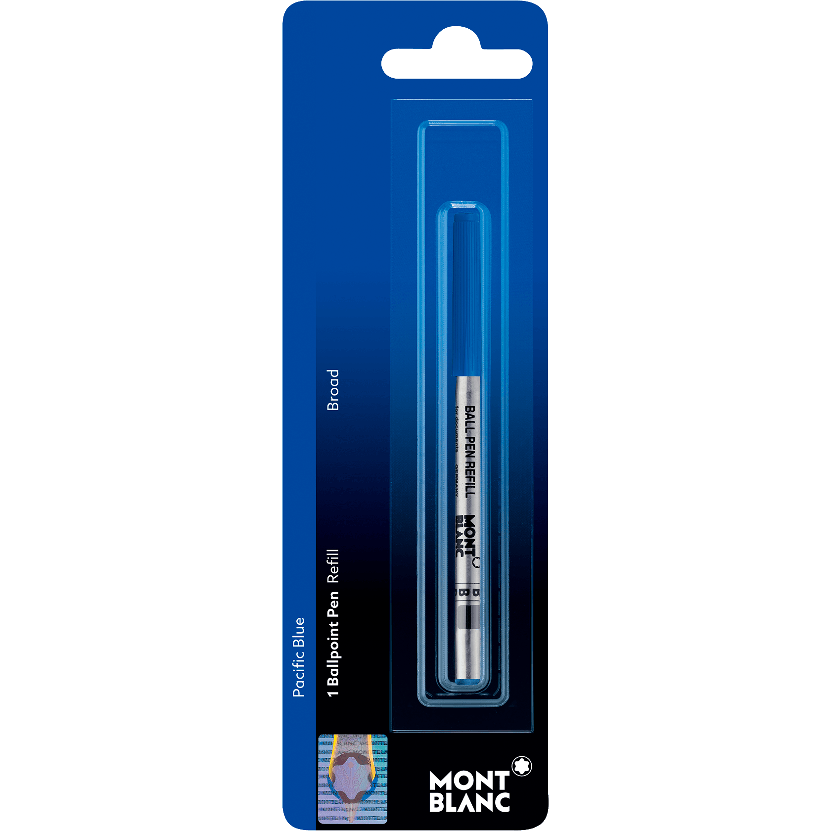 1 Ballpoint Pen Refill (B) Pacific Blue Blister, image 1