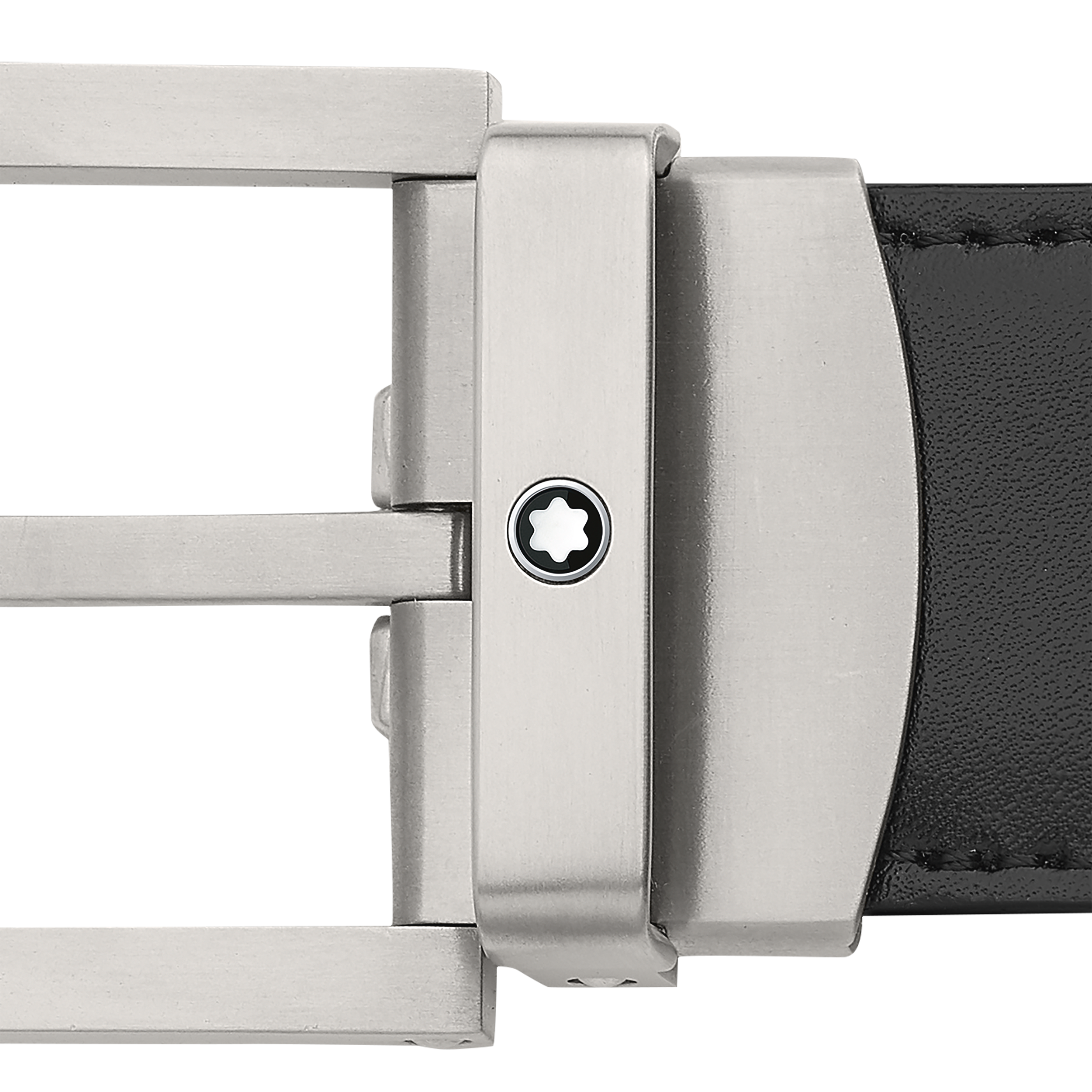 Black/brown 32 mm reversible leather belt, image 4