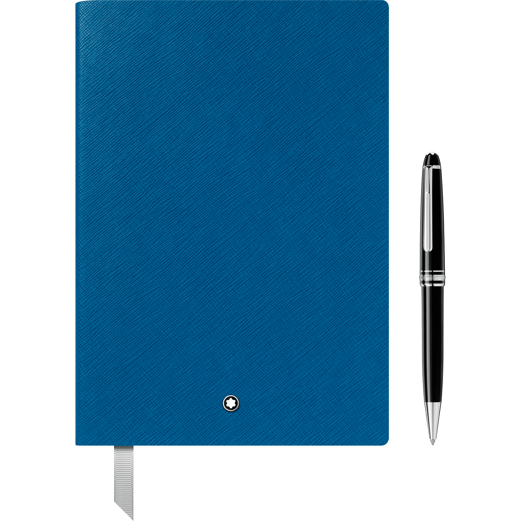 1 صورة ،Set with Meisterstück Platinum Classique Ballpoint Pen and Notebook #146 Lapis Lazuli