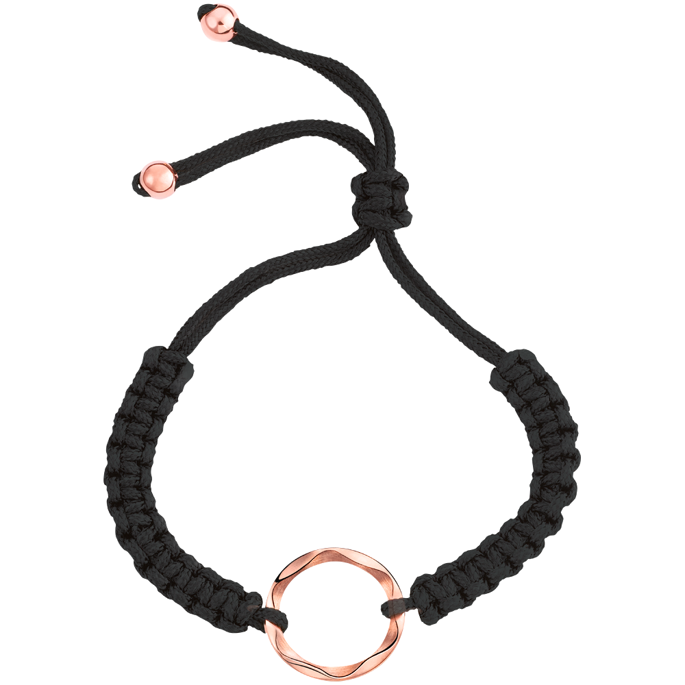Âme de Star pink gold cord bracelet, image 1