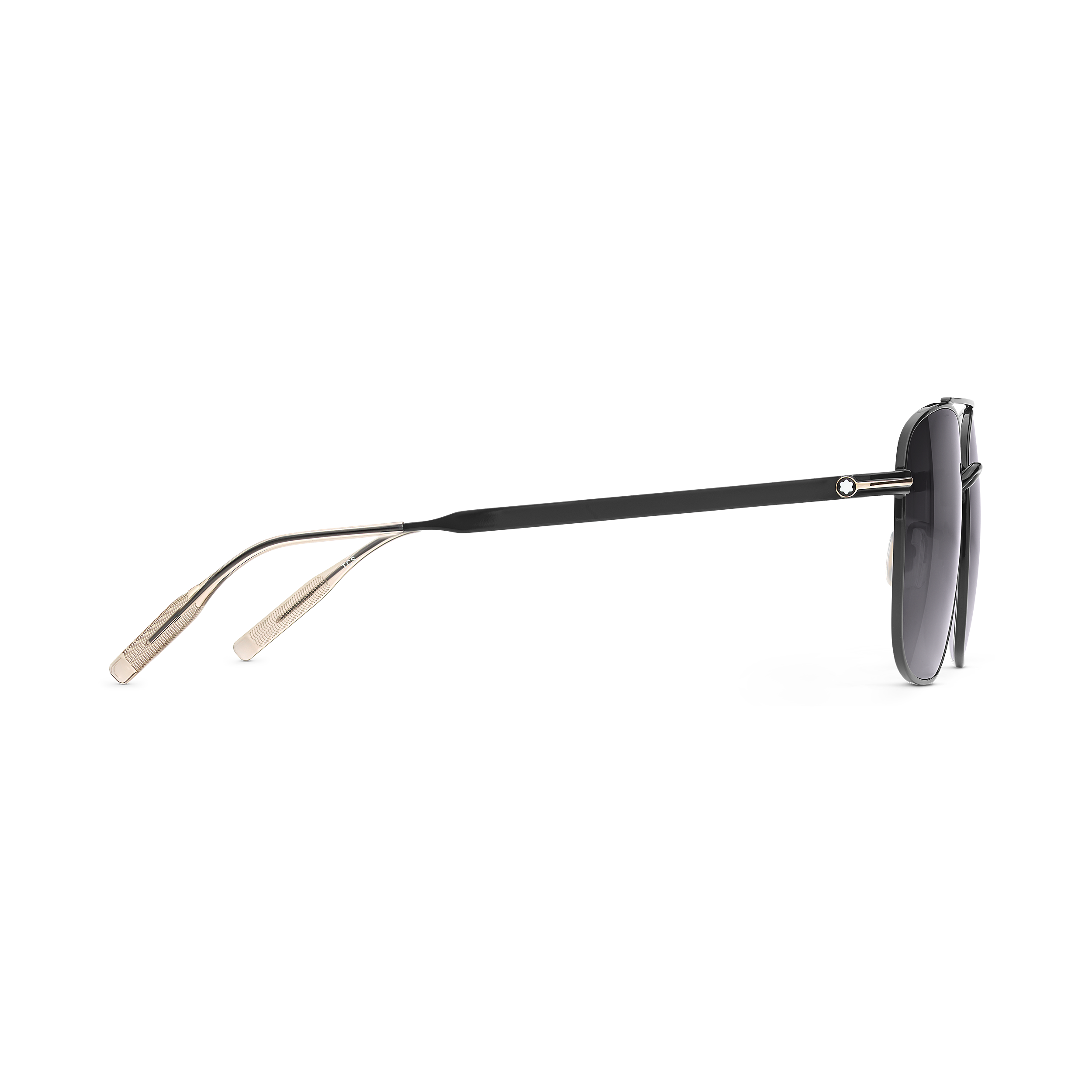 Rectangular Sunglasses with Black Colored Metal Frame, image 4