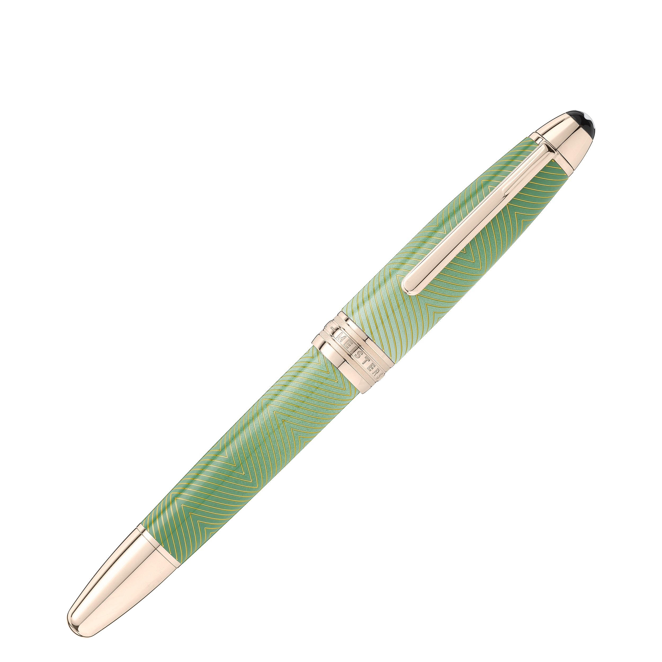 Meisterstück Calligraphy Solitaire Celadon Dégradé Fountain Pen Curved Nib, image 4