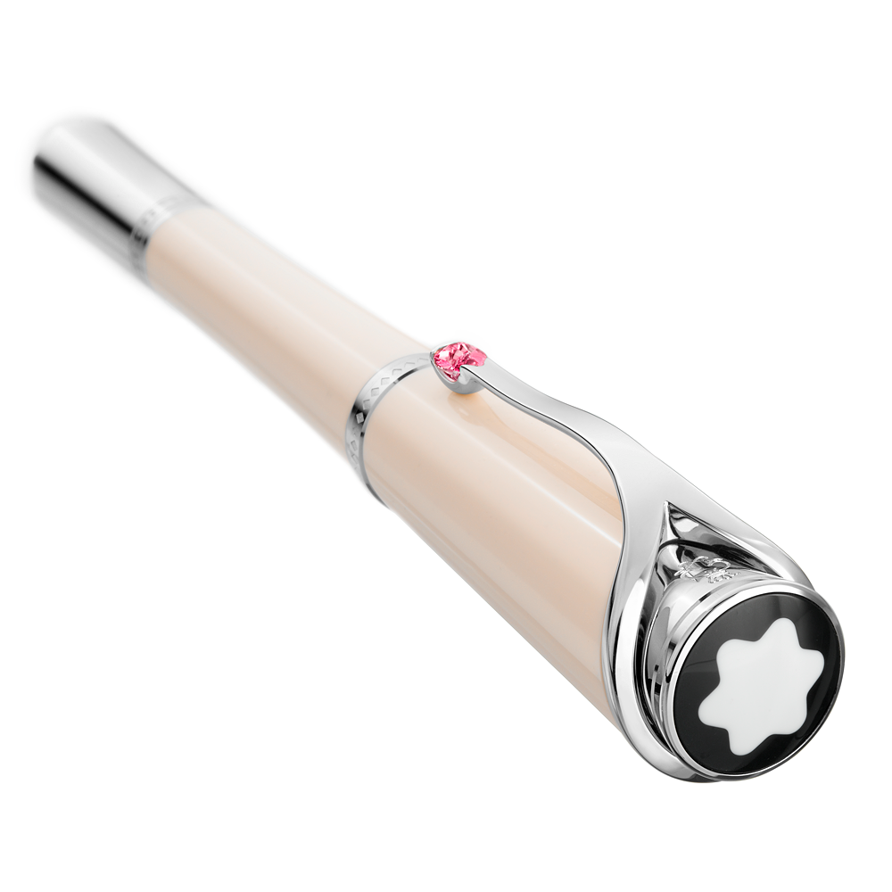 3 صورة ،Montblanc Muses Princesse Grace de Monaco Ivory Colour Fountain Pen