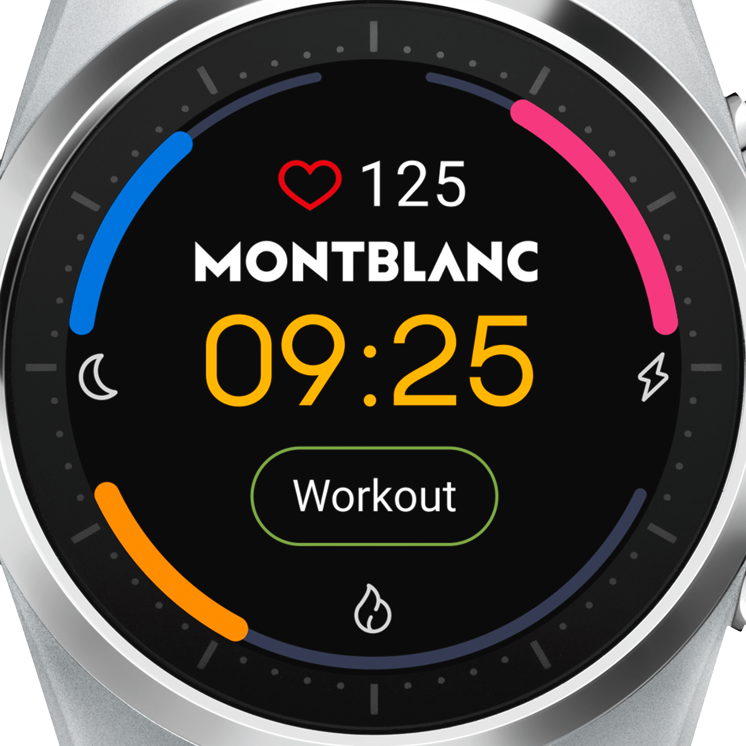 Montblanc Summit Lite Smartwatch - Grey with Rubber Strap, image 3