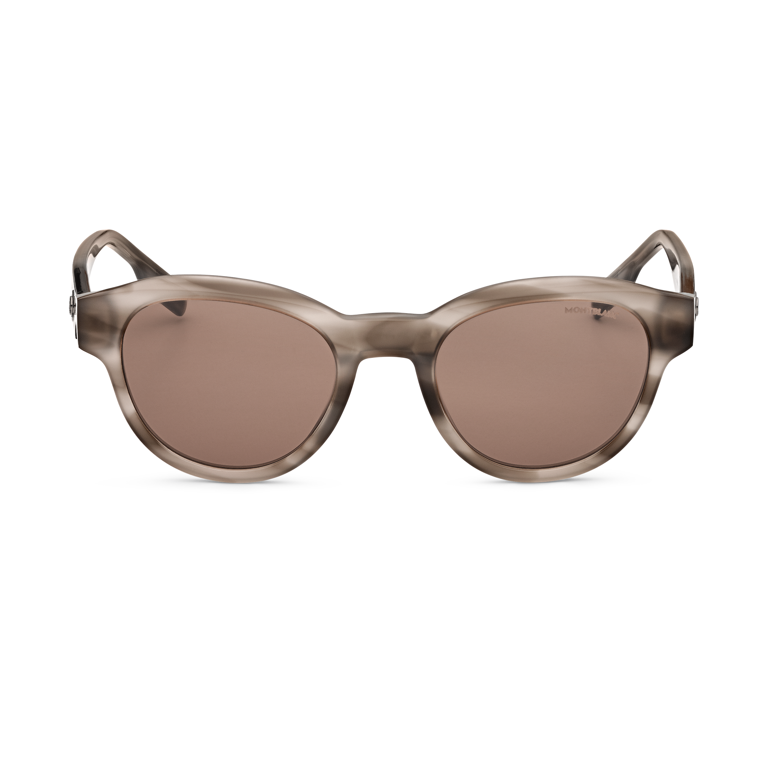 Round Sunglasses with Havana-Colored Acetate Frame, image 1