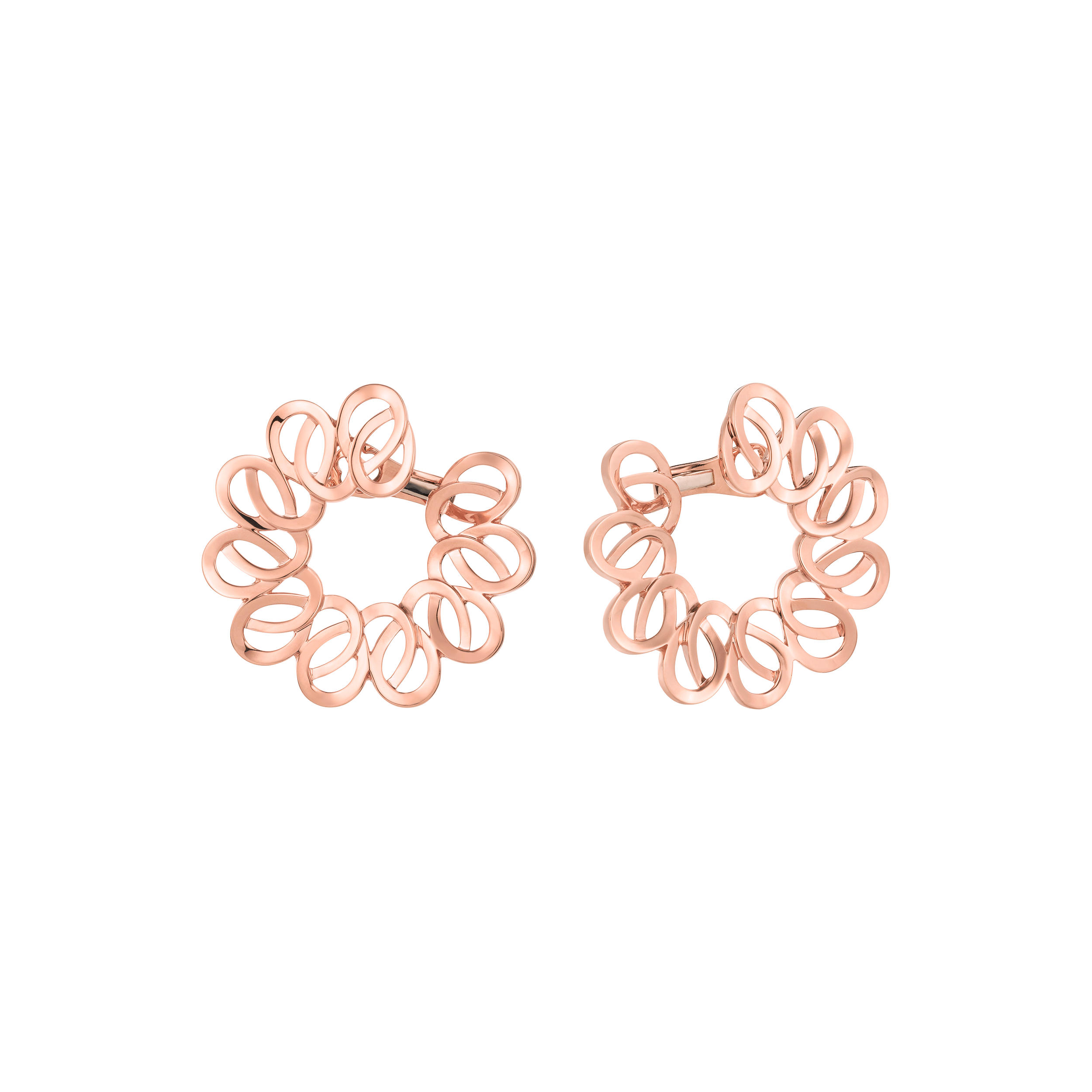 Princesse Grace de Monaco Pétales Entrelacés motif earrings, image 1