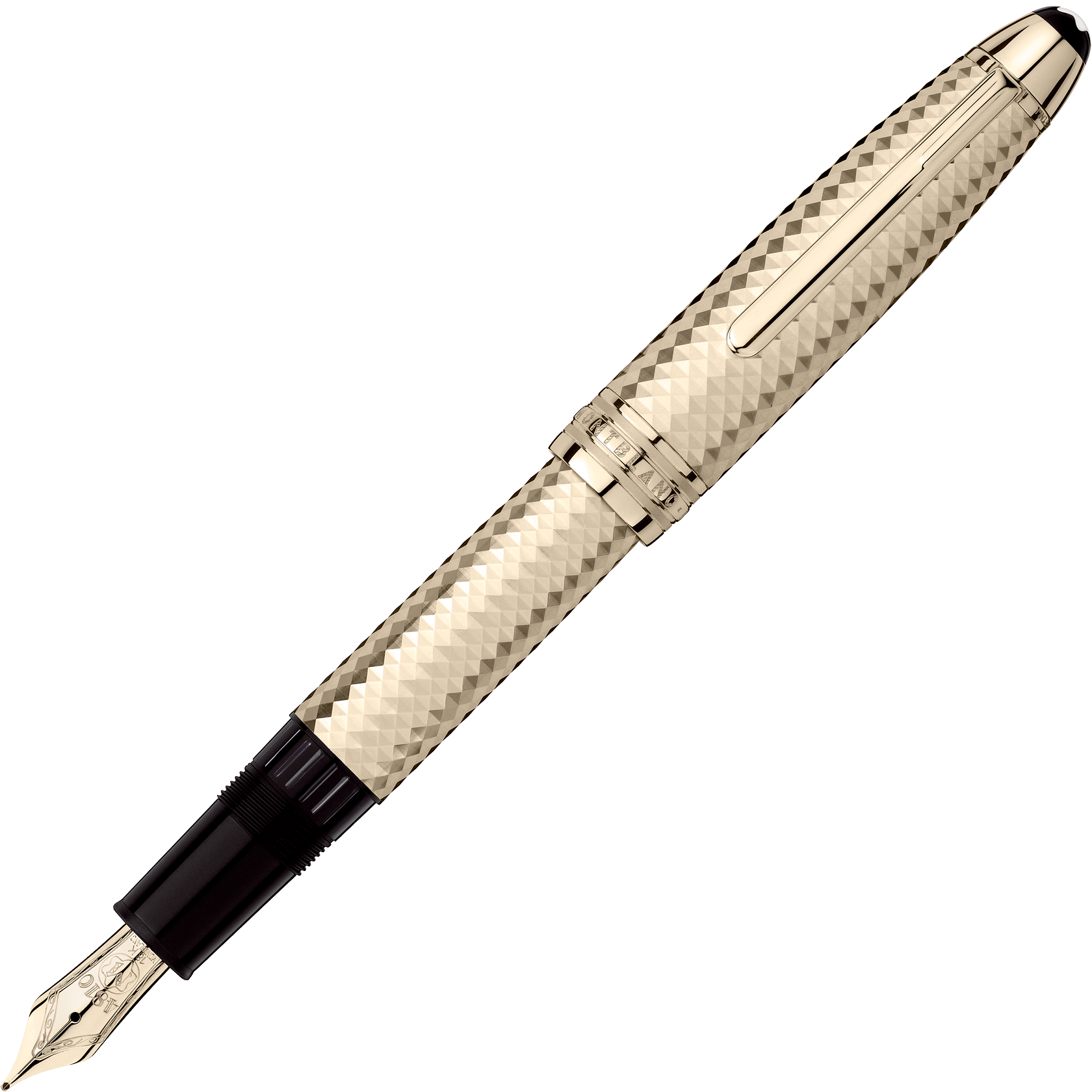Meisterstück Solitaire Geometric Dimension LeGrand Fountain Pen, image 1