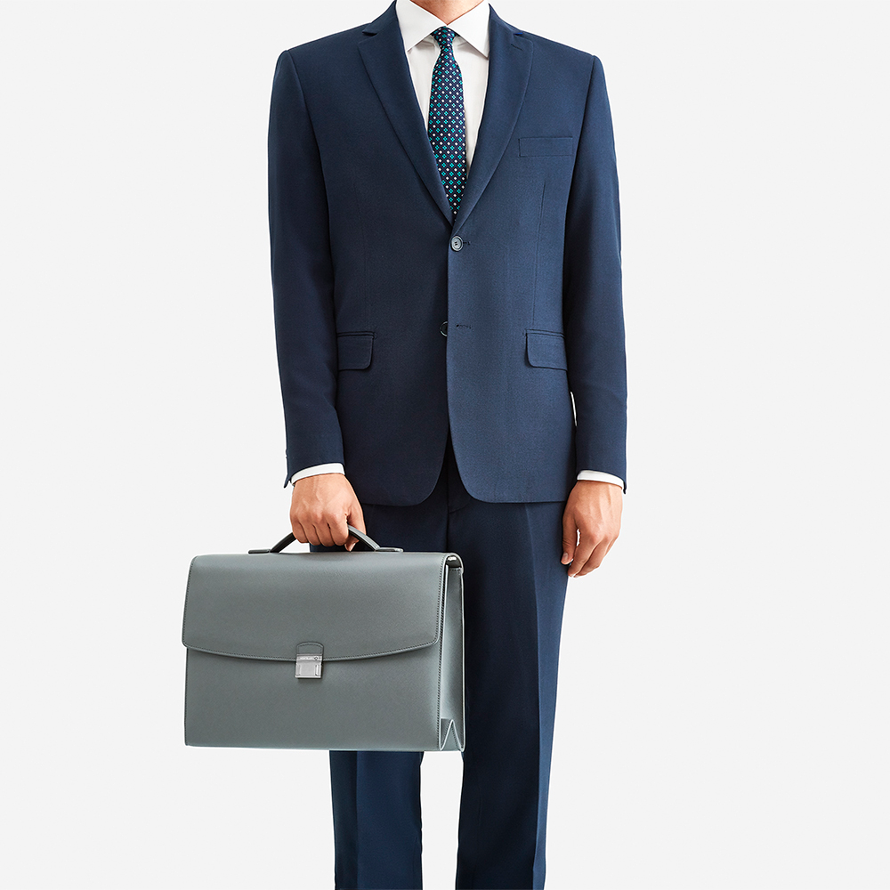 5 صورة ،Montblanc Sartorial Single Gusset Briefcase