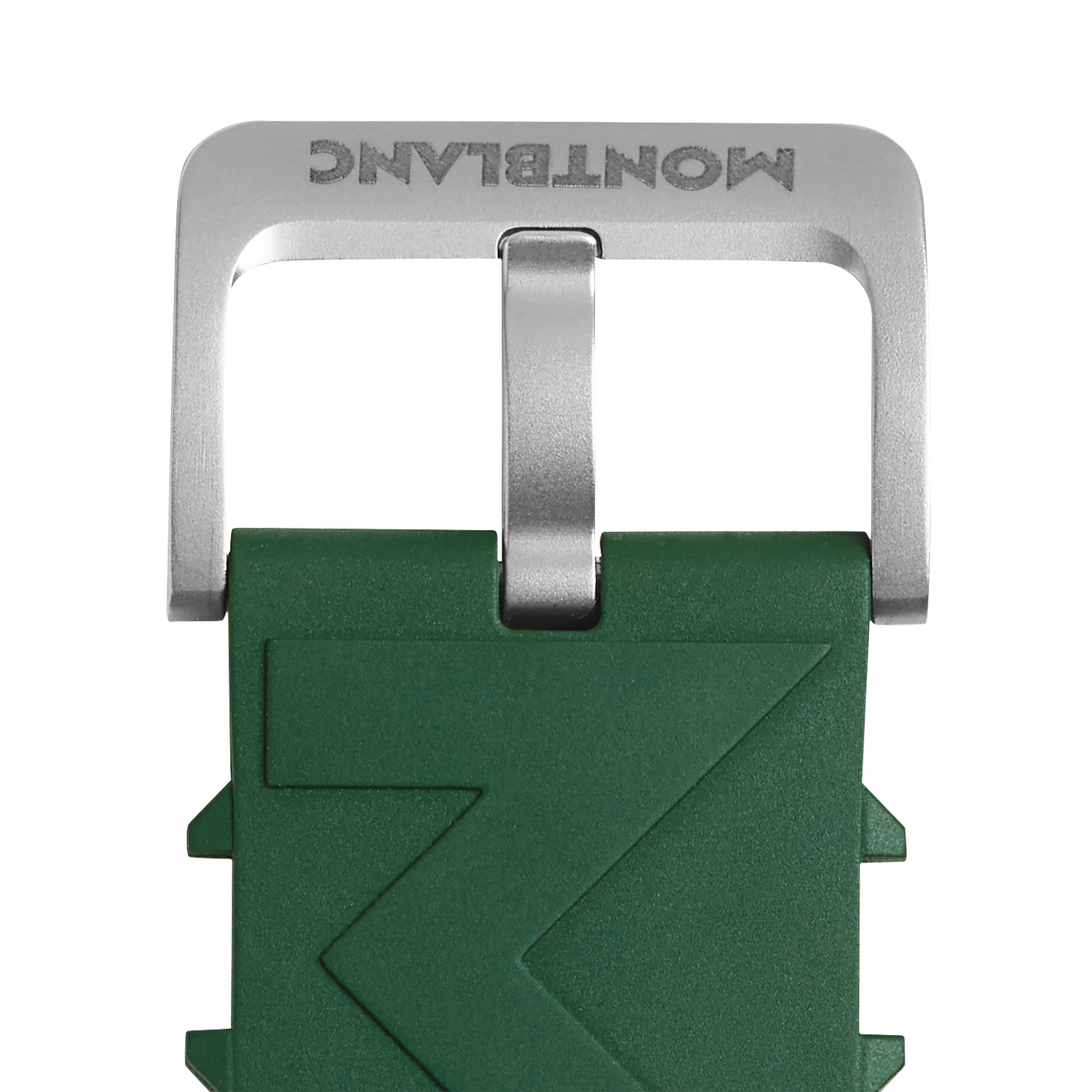 Green Rubber Strap with Logo