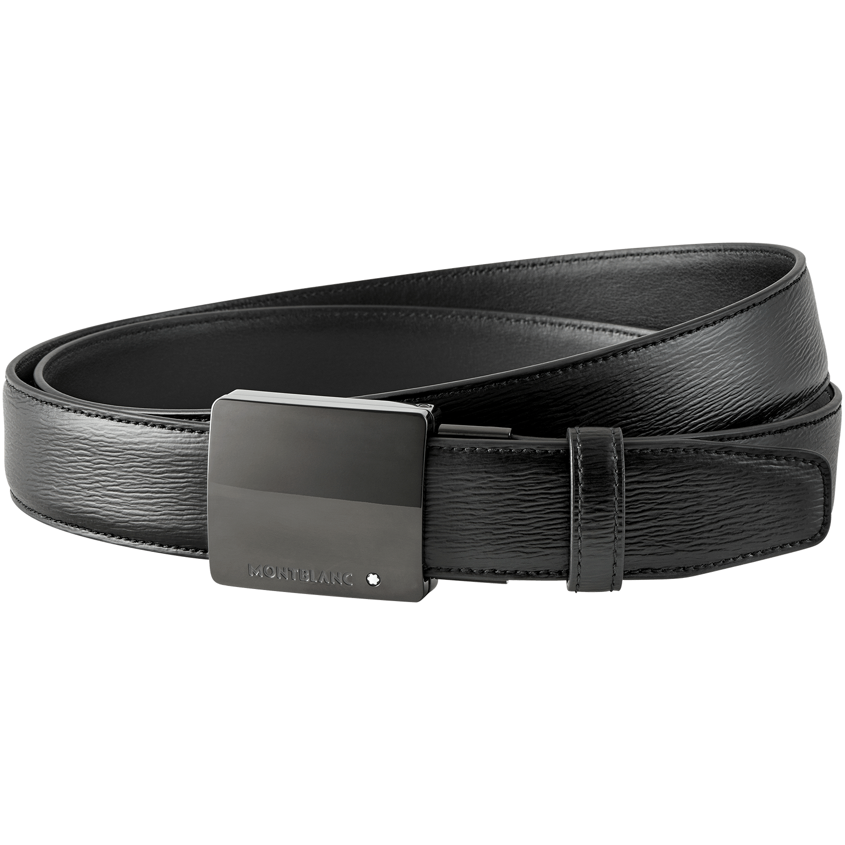 Black cut-to-size business belt, image 1