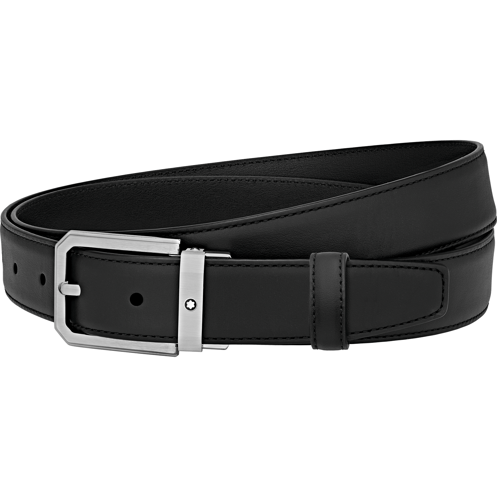 Black cut-to-size business belt, image 1
