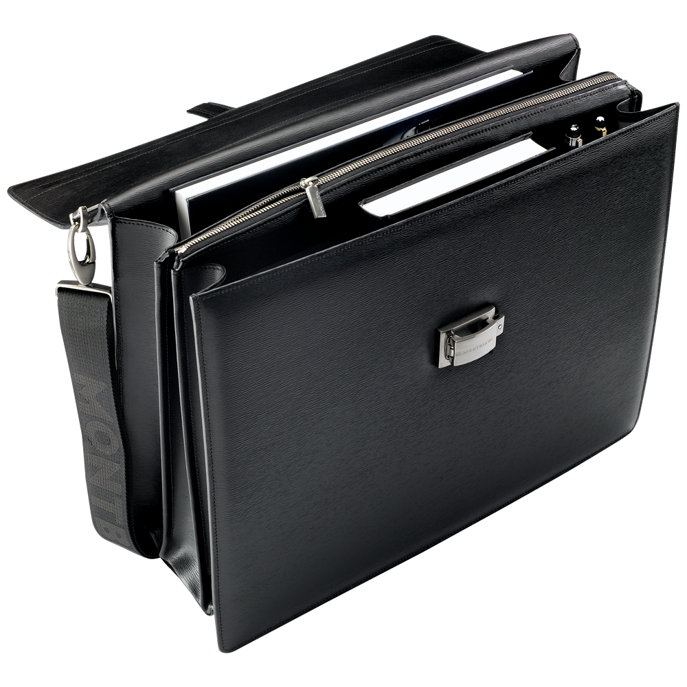 1 صورة ،4810 Westside Triple Gusset Briefcase with Laptop Holder