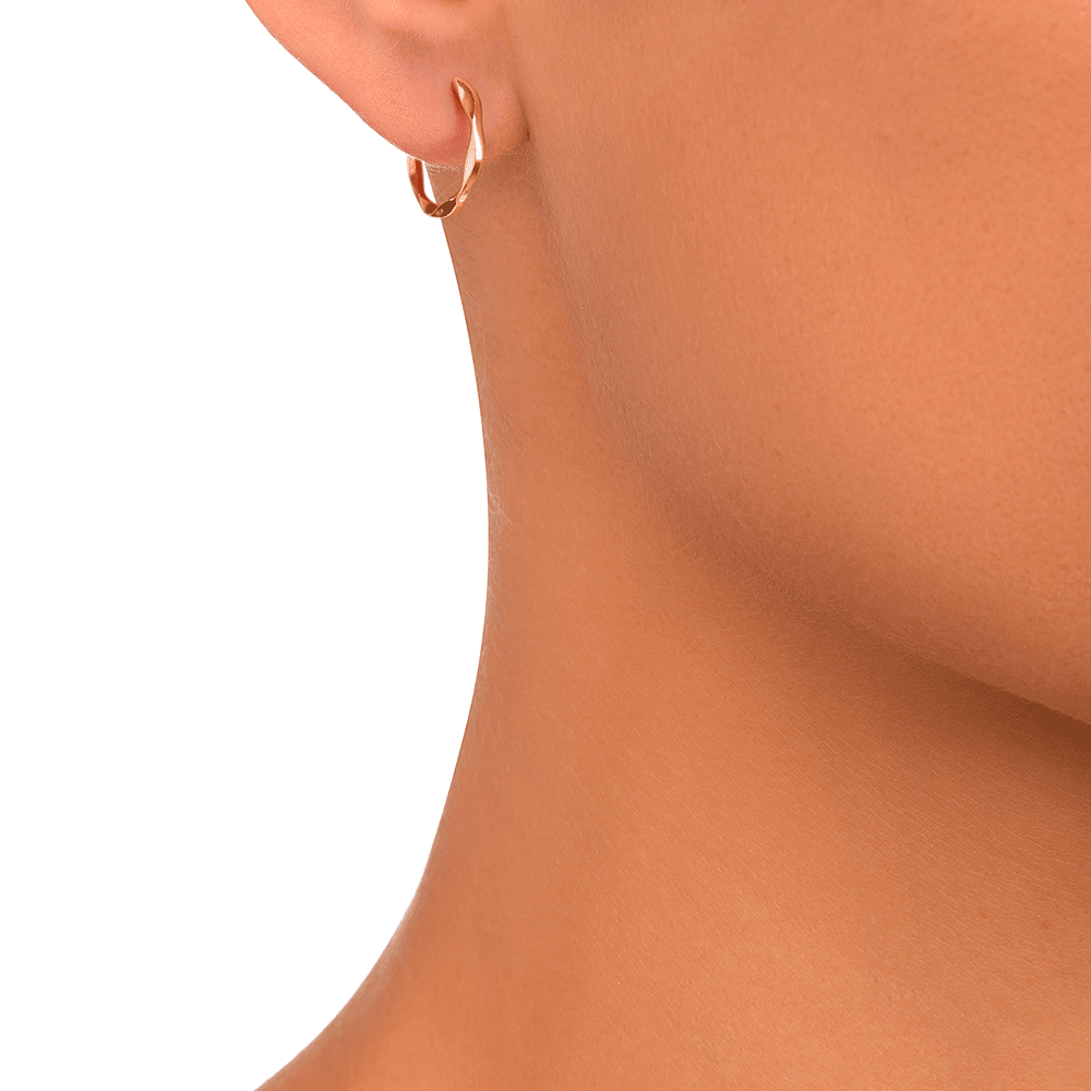 Âme de Star pink gold earrings, image 2