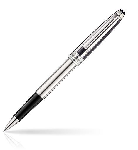 1 صورة ،Meisterstück Solitaire Silver Fibre Guilloché Rollerball