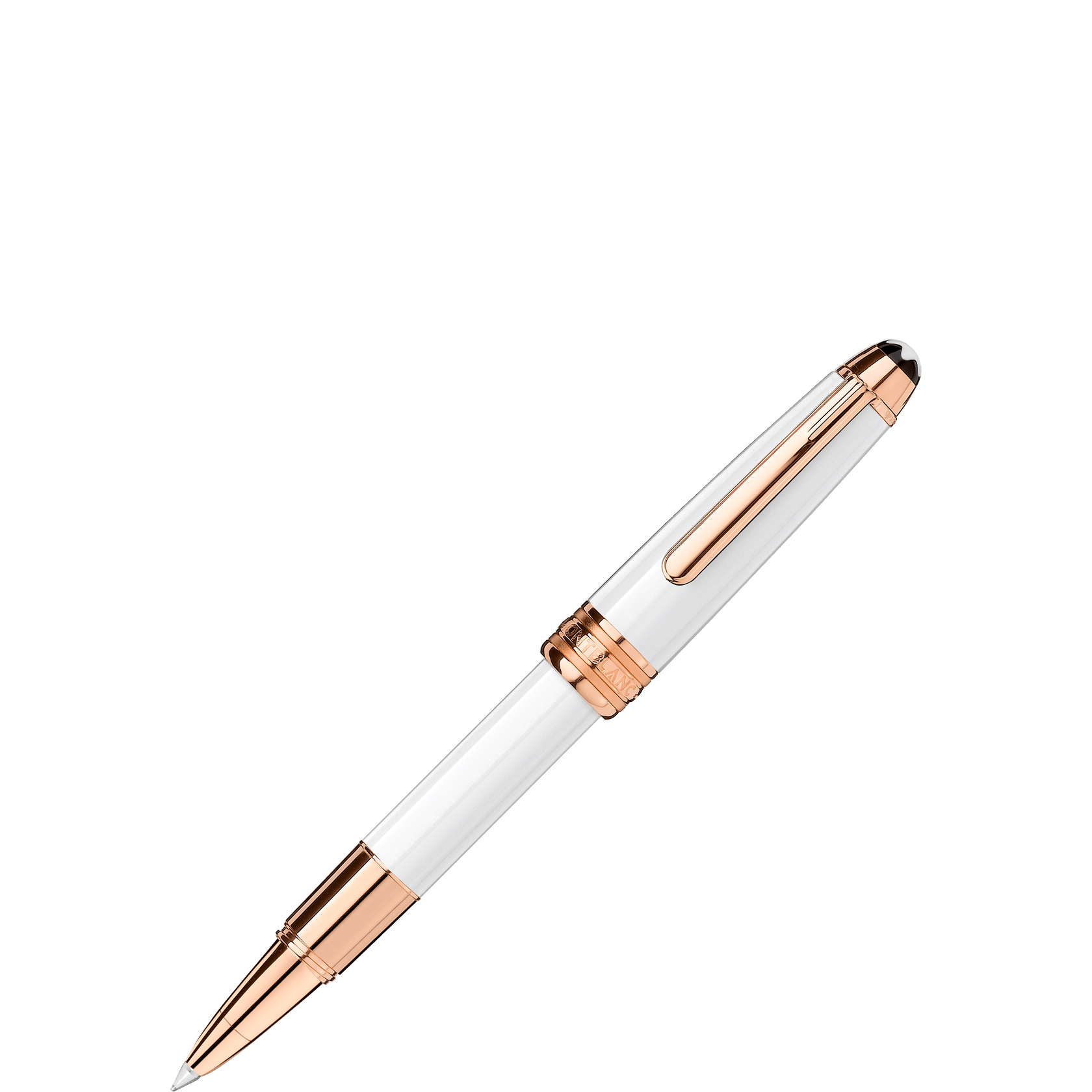 Meisterstück White Solitaire Rose Gold Hommage à W.A. Mozart Rollerball, image 1