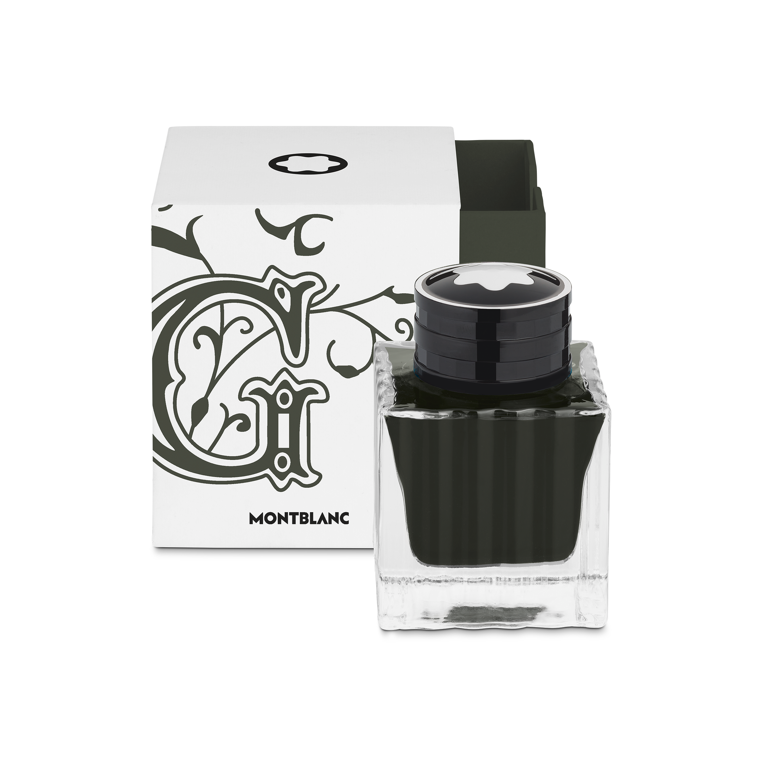 Ink bottle 50 ml, green, Homage to the Brothers Grimm