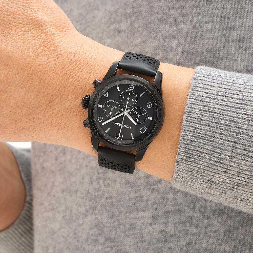 Montblanc Summit 2+ Smartwatch - Black with Rubber Strap, image 6