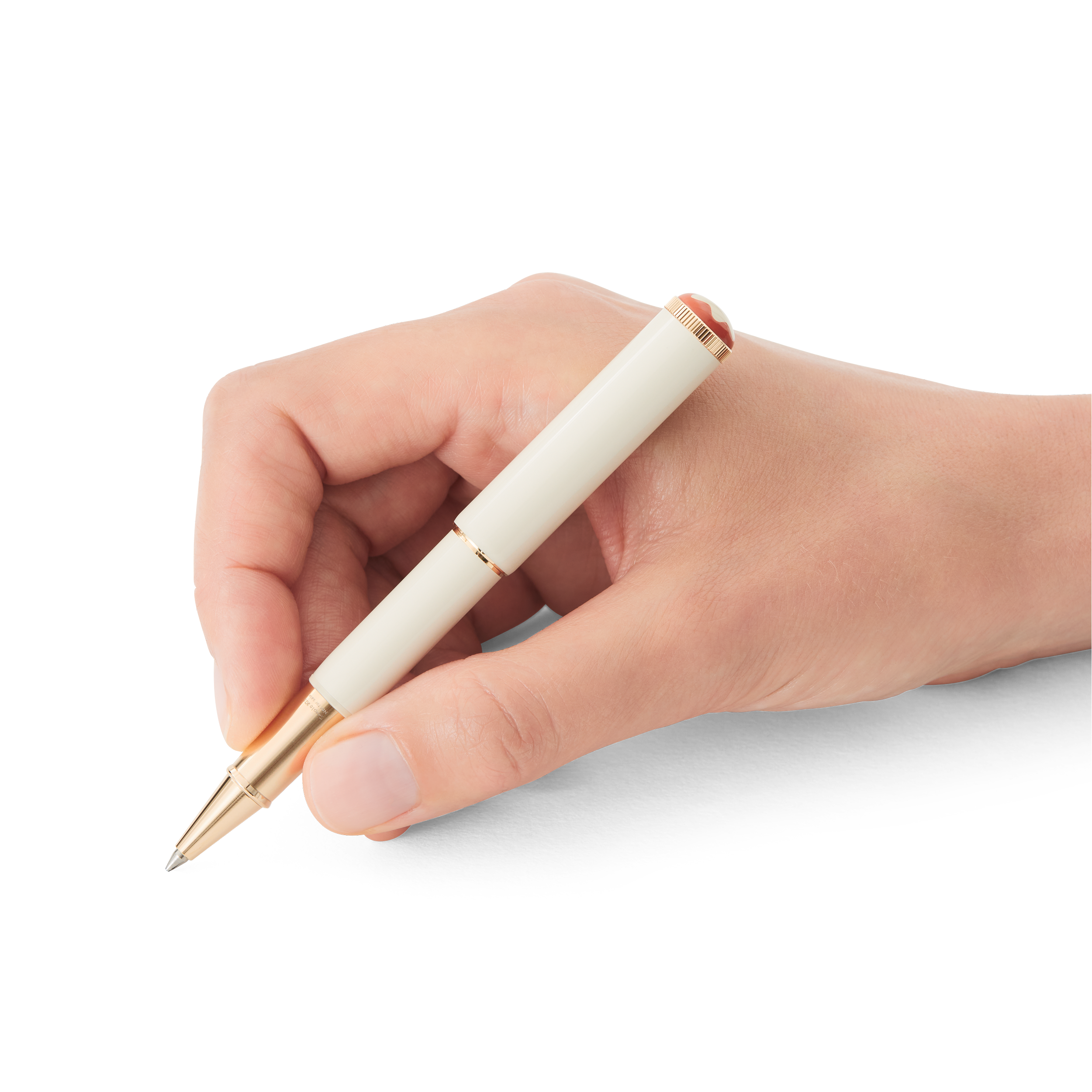 Montblanc Heritage Rouge et Noir "Baby" Special Edition Ivory -colored Rollerball, image 4