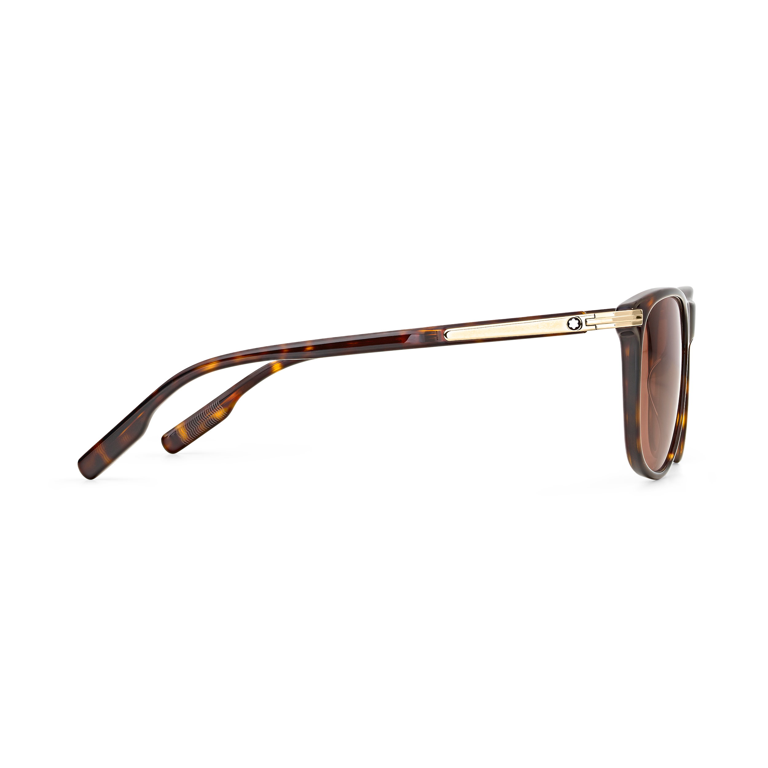 Rectangular Sunglasses with Havana-colored Acetate Frame Int, image 2