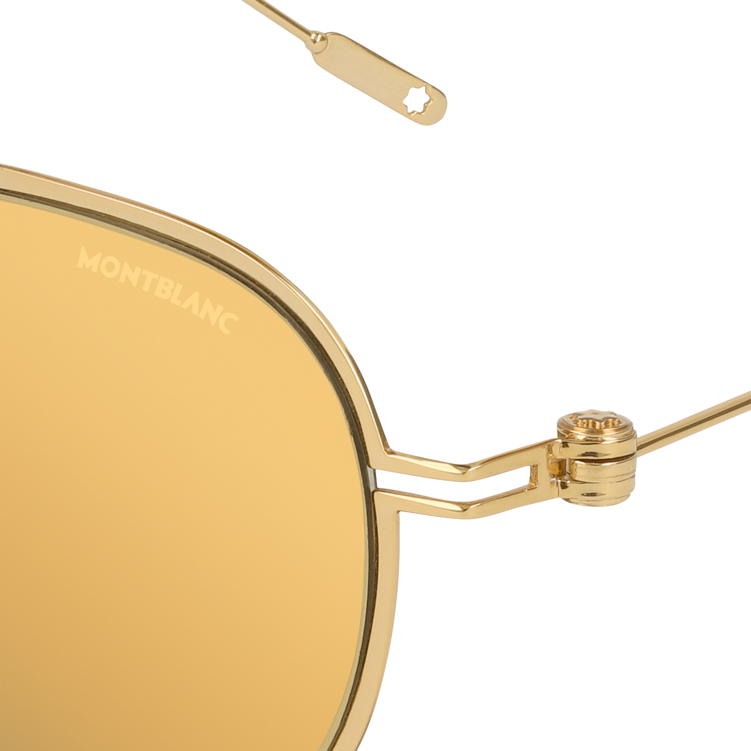 2 صورة ،Square Frame Metal Sunglasses