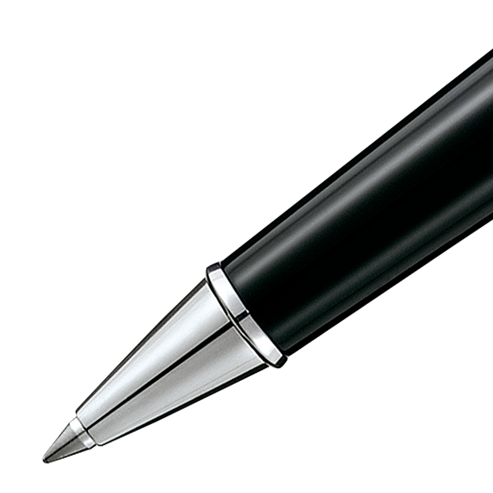 2 صورة ،Meisterstück Solitaire Platinum-Coated Facet Classique Rollerball