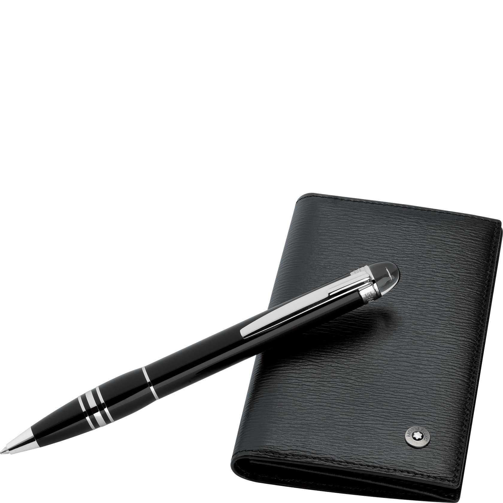 Set with StarWalker Platinum Ballpoint Pen and 4810 Westside Business Card Holder, image 1