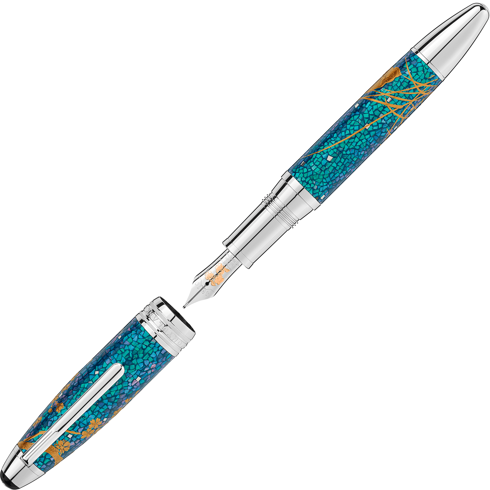 Meisterstück Calligraphy Maki-e LE 88 Fountain Pen Flexible Nib, image 2