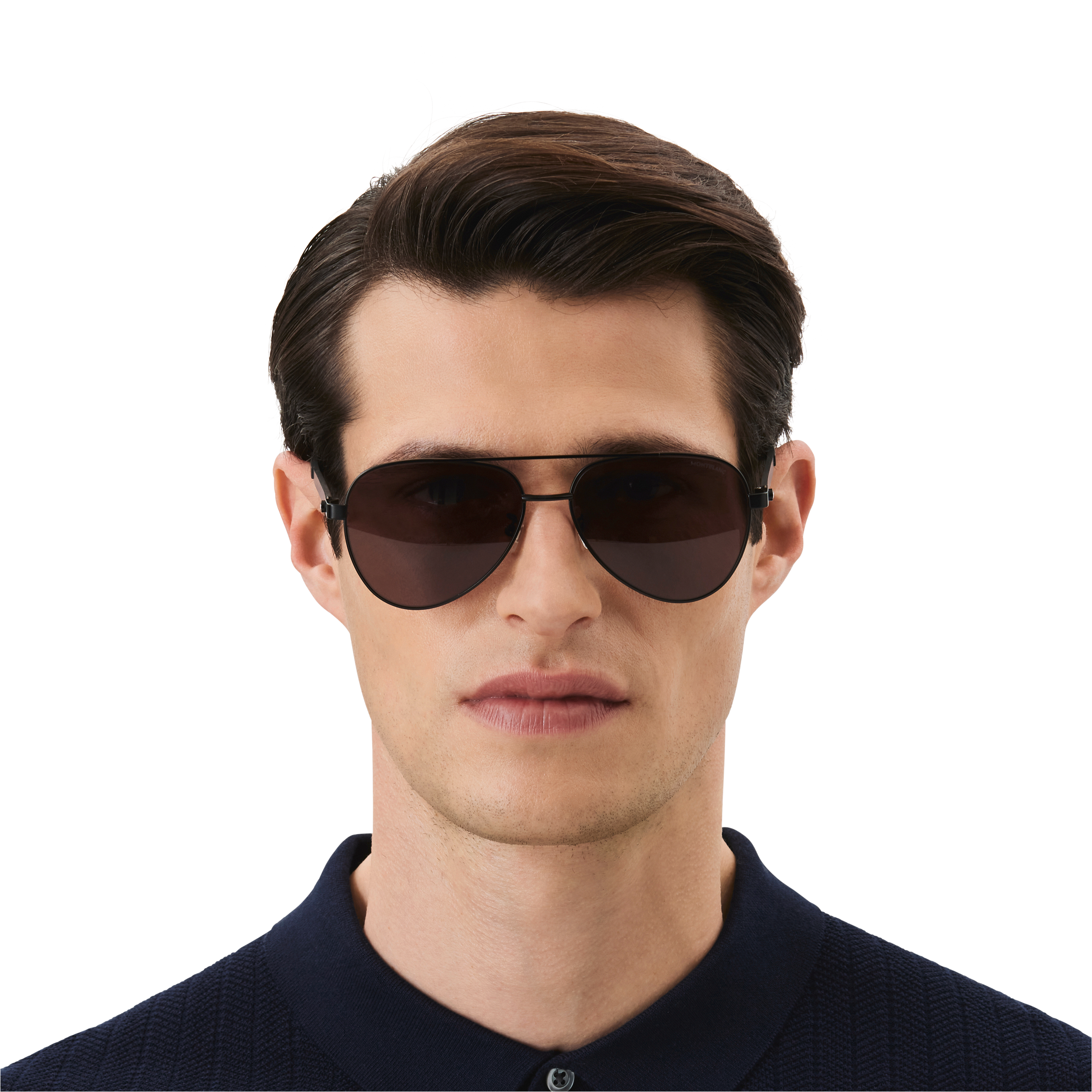 Squared Sunglasses with Black-Colored Metal Frame, image 3