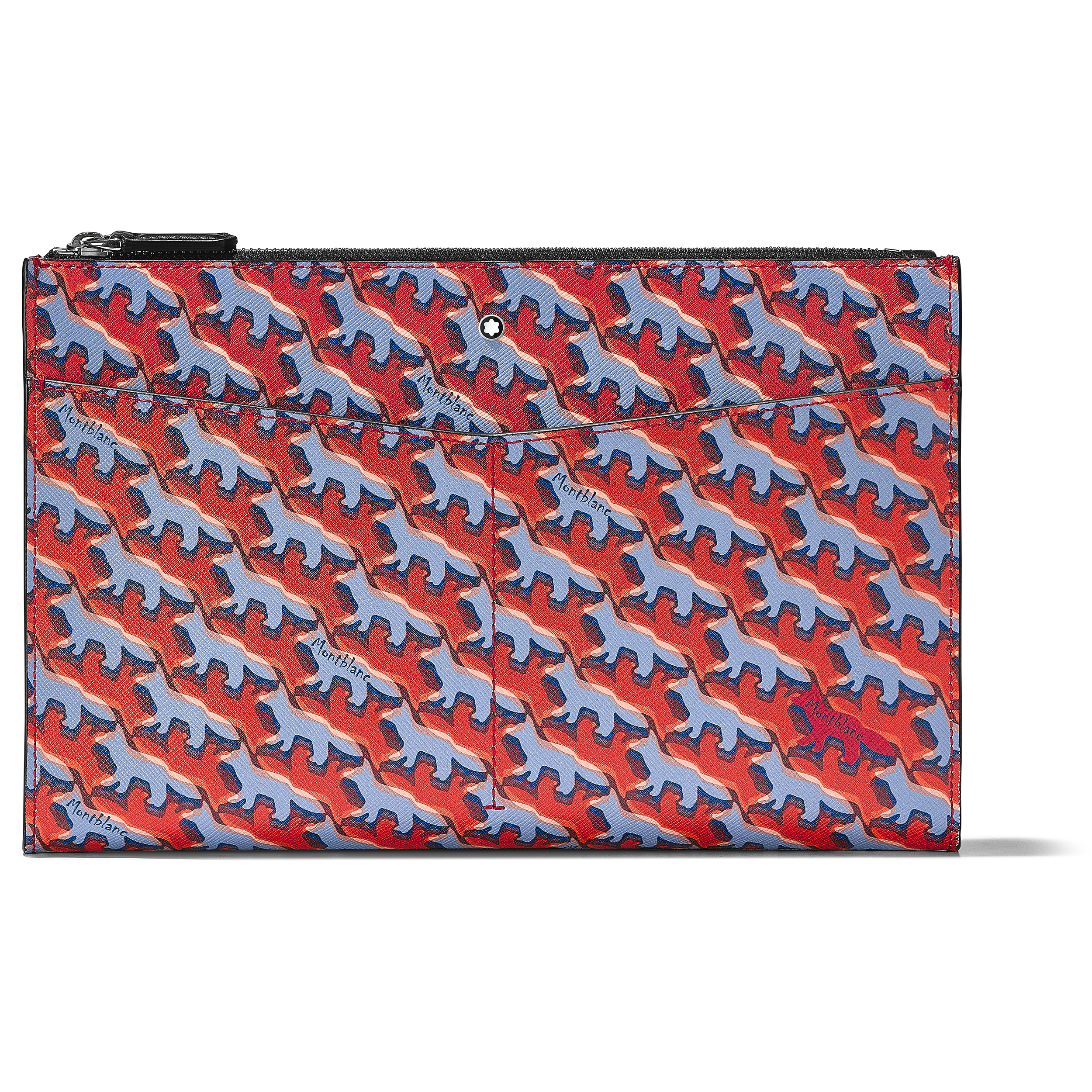 Montblanc x Maison Kitsuné Clutch, image 1