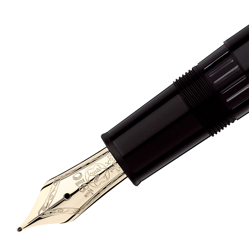 2 صورة ،Meisterstück Solitaire Doué Geometric Dimension LeGrand Fountain Pen