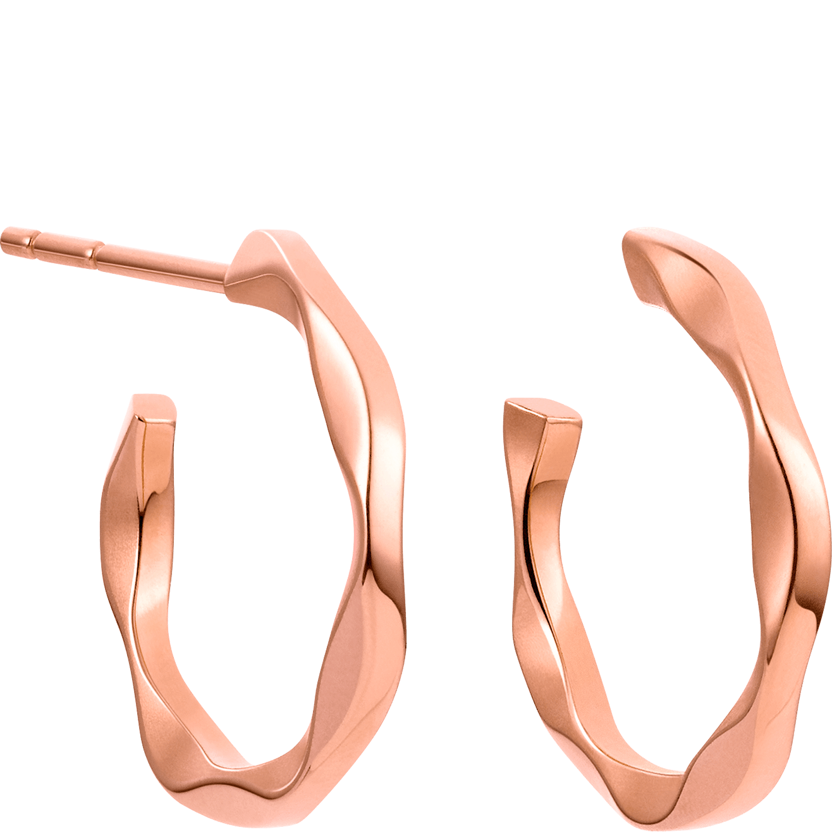 Âme de Star pink gold earrings, image 1