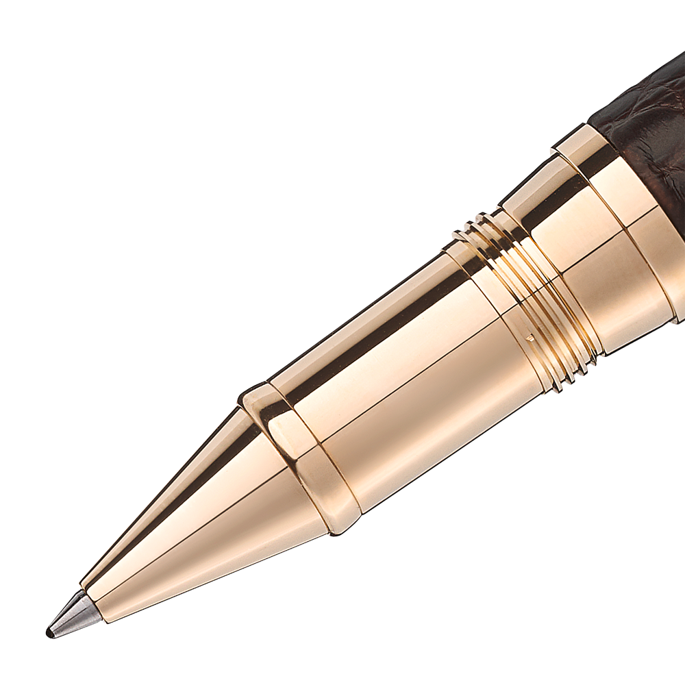 Great Masters Exotic Leather Brown Alligator Rollerball, image 2