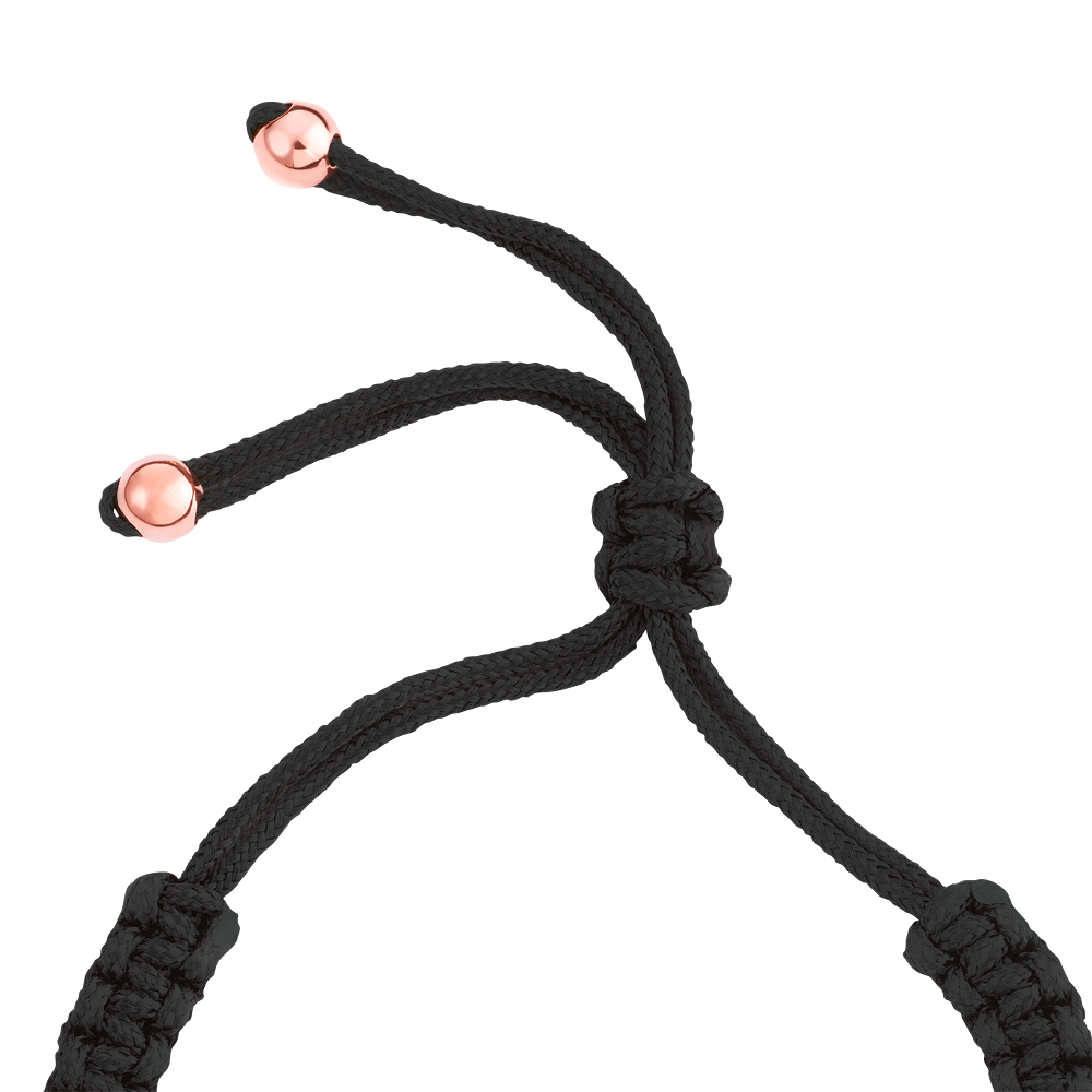 Âme de Star pink gold cord bracelet, image 2