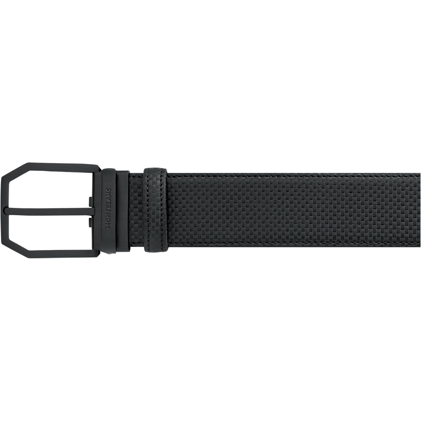 Rectangular Cut Mat Black Pin Buckle, image 1